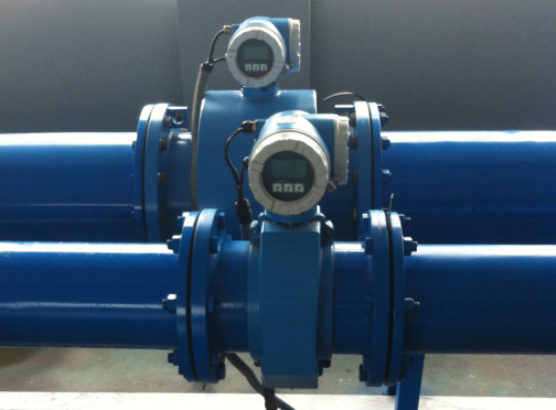 泉水流量計(jì)現(xiàn)場安裝使用圖